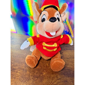 1998 WDCC Timothy the Mouse 7” Bean Bag Plush. From Dumbo. New.